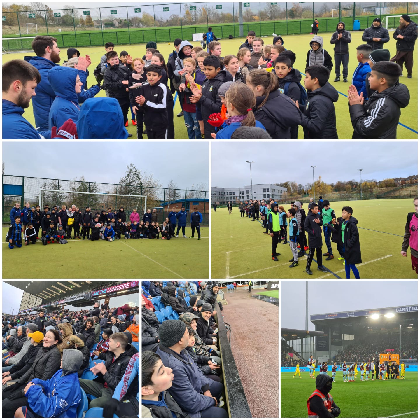 Last day of Interfaith week with our annual football tournament. Thank you to Burnley FC in the community , Blessed Trinity College, Daneshouse FC and Bea Foster for puling it together. Thanks also for the volunteers and parents! Following the tournament, all players, parents and volunteers watched the game at Turf Moor.