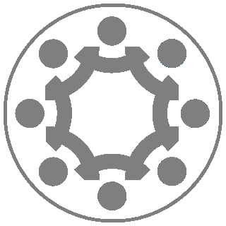 Access our Community Logo Grey