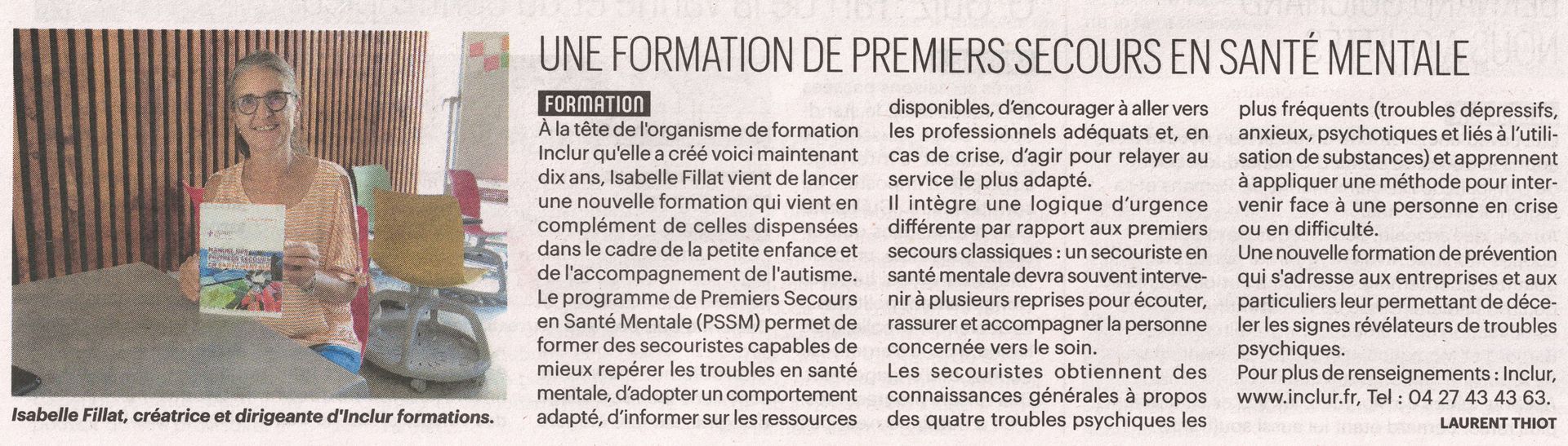Article L'Impartial. Inclur PSSM. Sept 24