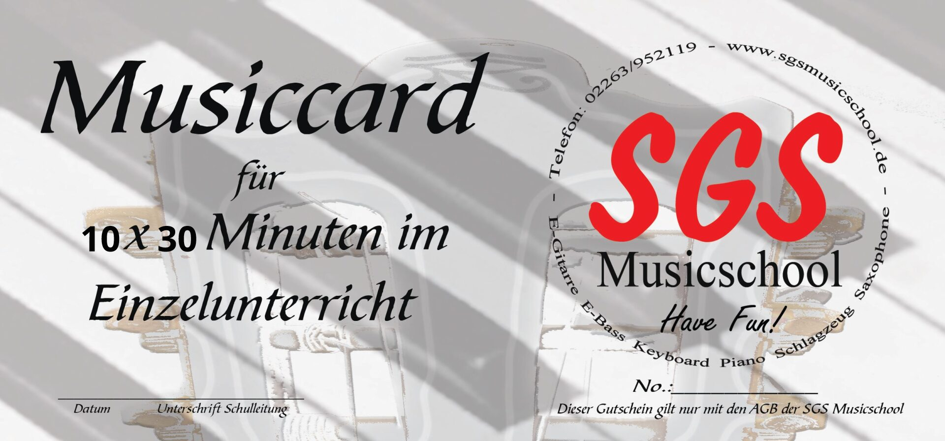 SGS Musiccard