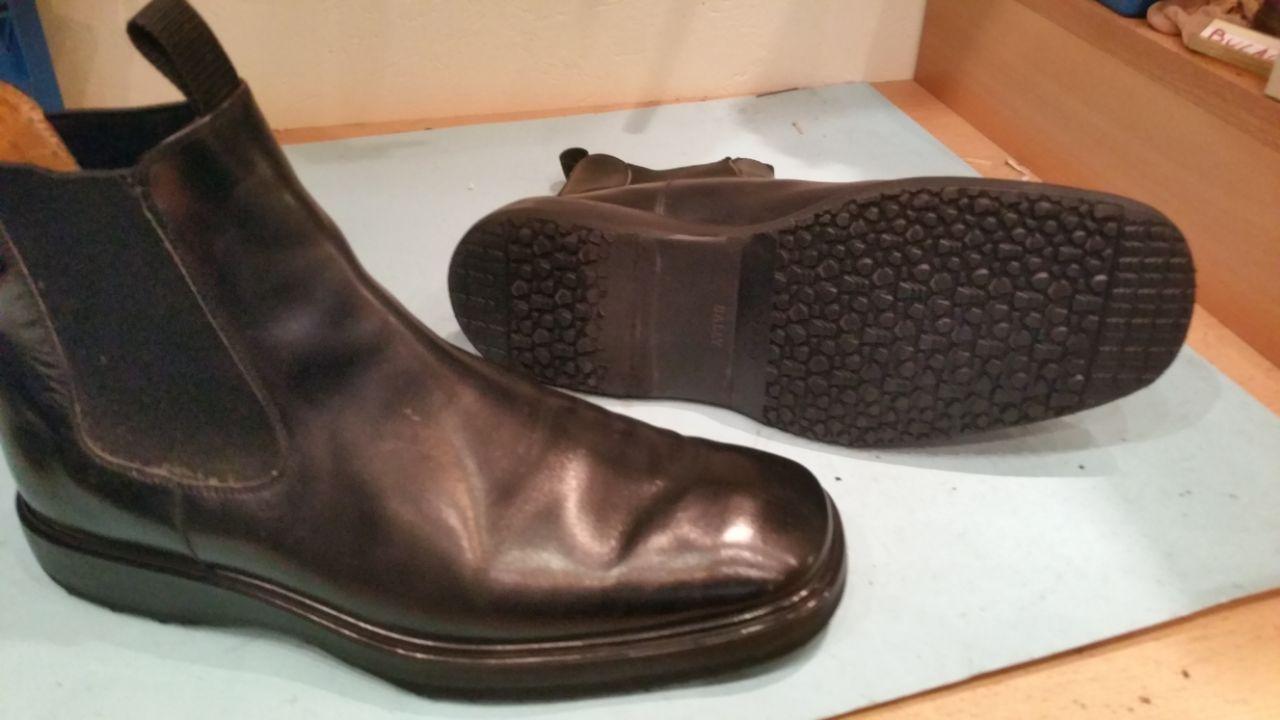 Beispiel Reparatur Bally Stiefelette
