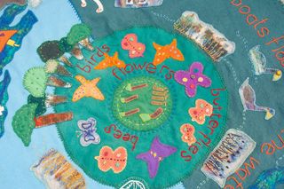 Story Quilt, St Ives Generations together
