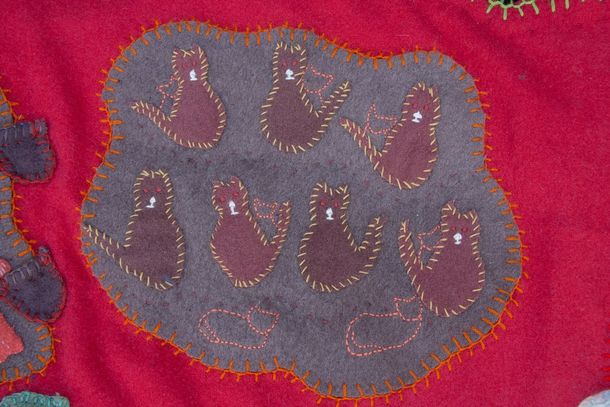 Story Quilt, St Ives Generations together Story Quilt, St Ives Generations together