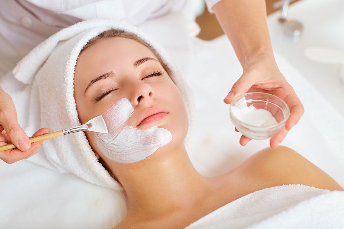 Woman Having a Facial — Media, PA — Serenity Wellness Center