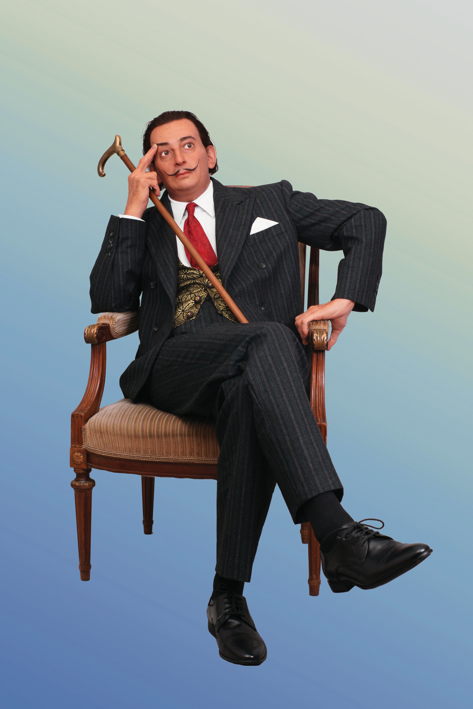 Lisa Büscher: Salvador Dalí (2016. Privatsammlung). Ausstellung Salvador Dalí, Leben und Werk. Städtische Galerie Überlingen. Foto Abt. Kultur Stadt Überlingen Lisa Büscher: Salvador Dalí, 2016. Ausstellung Salvador Dalí Leben und Werk, Städtische Galerie Überlingen