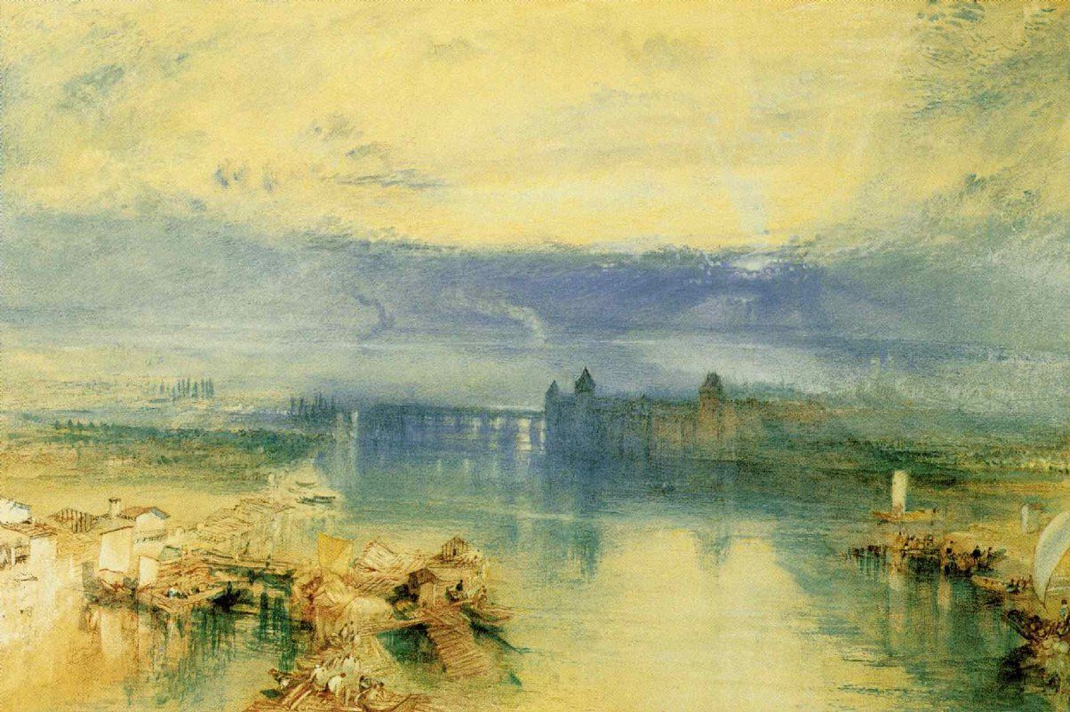 William Turner, Konstanz, 1842, York Art Gallery, Ausstellung, Wasser in der Kunst, Städtische Galerie Überlingen., Foto York Art Gallery