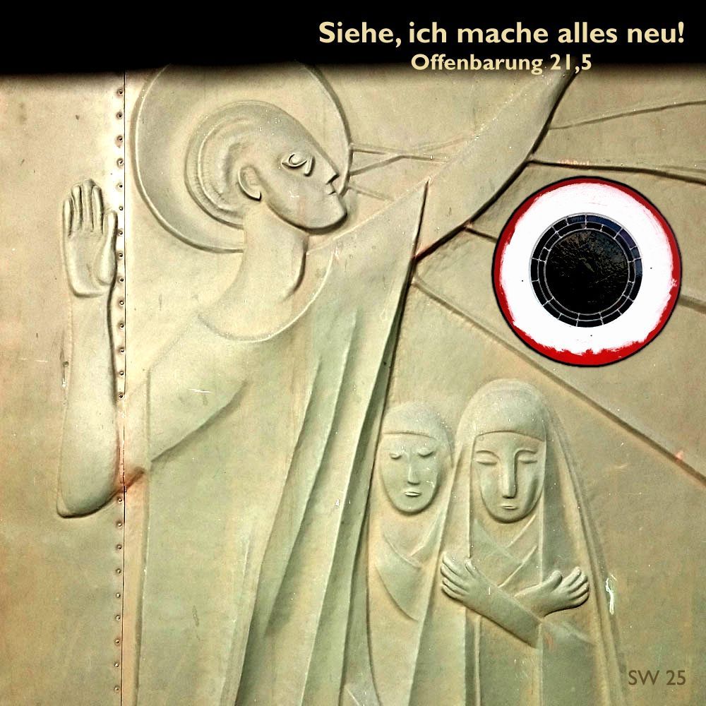 Jahreslosung 2026 (Parkfriedhof Mellrichstadt | Christuskirche Rosa/Rhön)