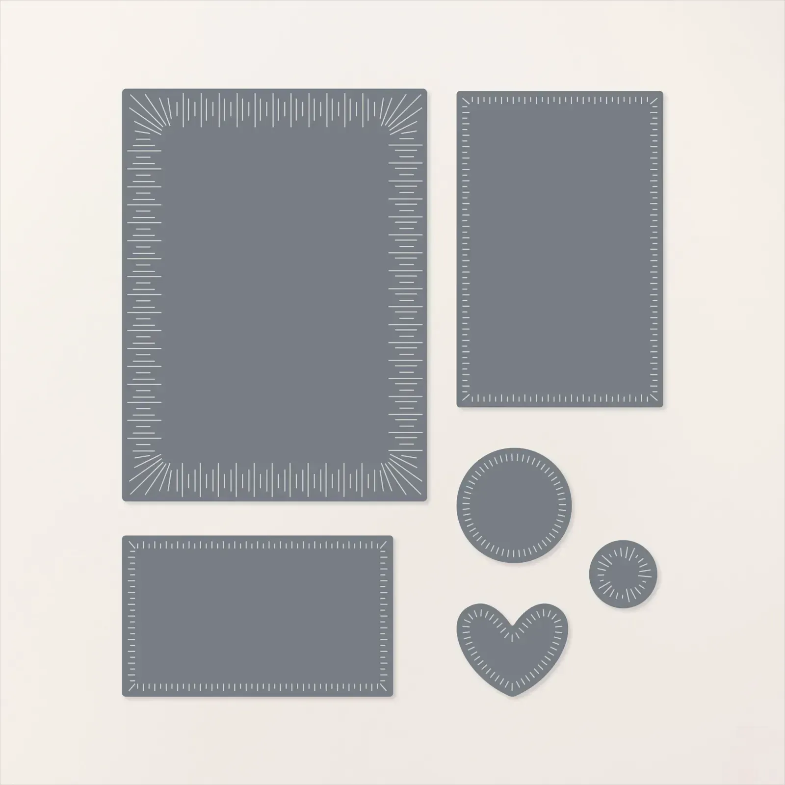 Stanzformen Strahlende Stick-Effekte Stanzformen Strahlende Stick-Effekte