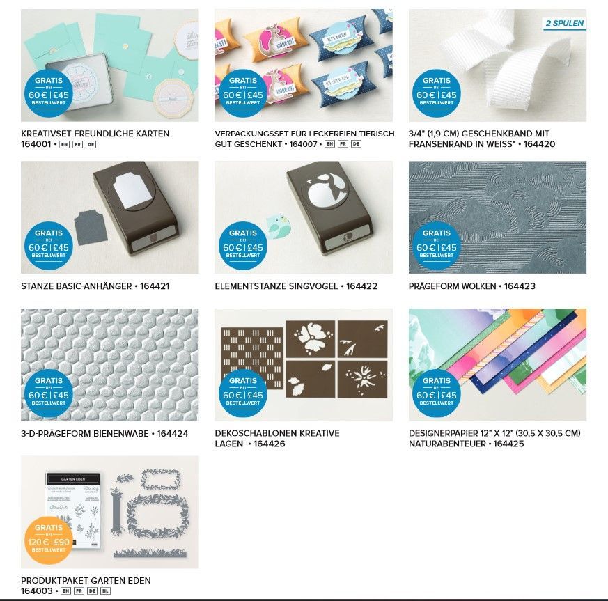 Neue Gratisprämien! Neue Gratisprämien!