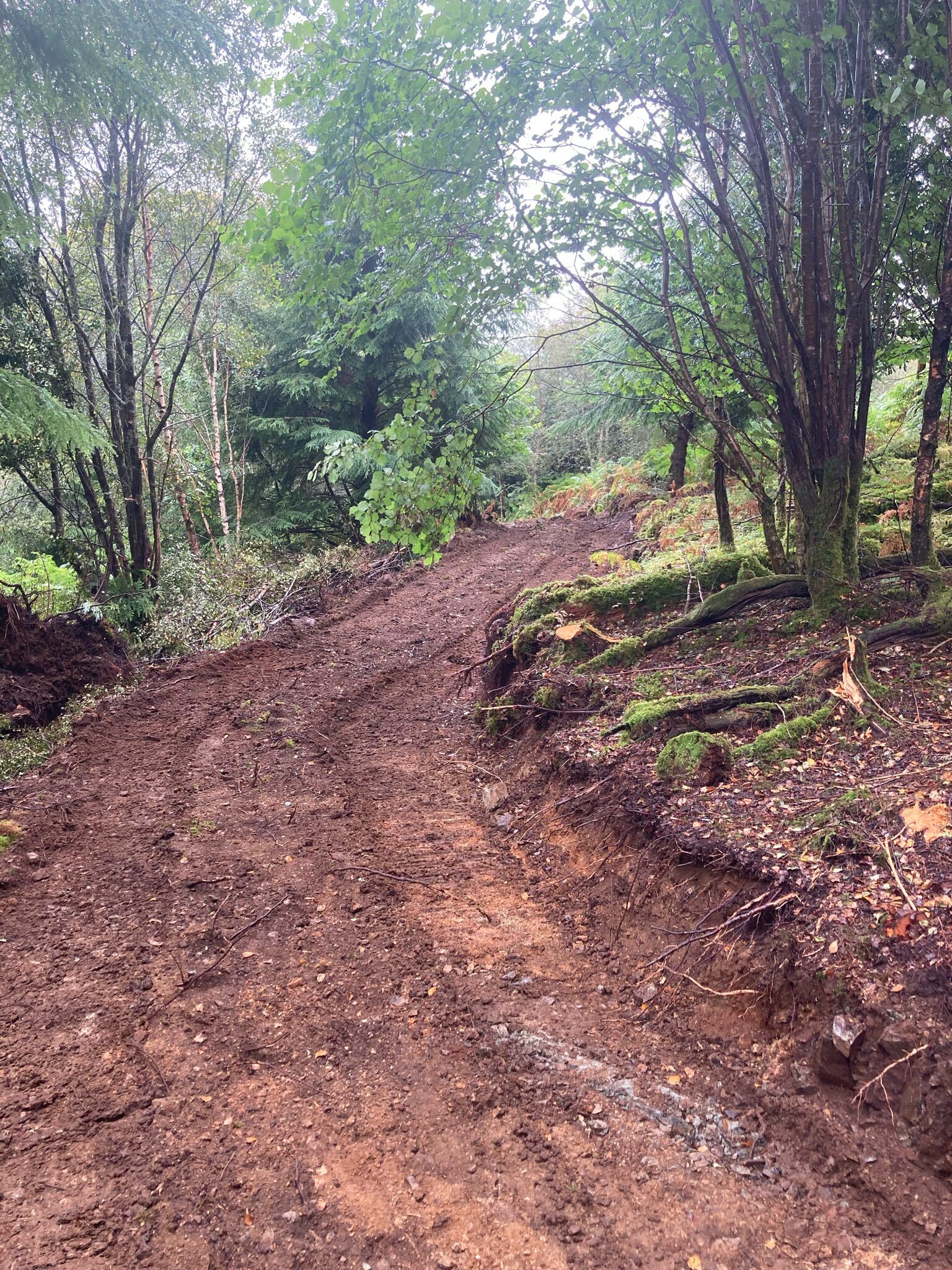 ATV track building progress