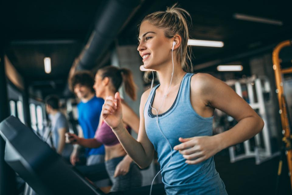 woman exercising