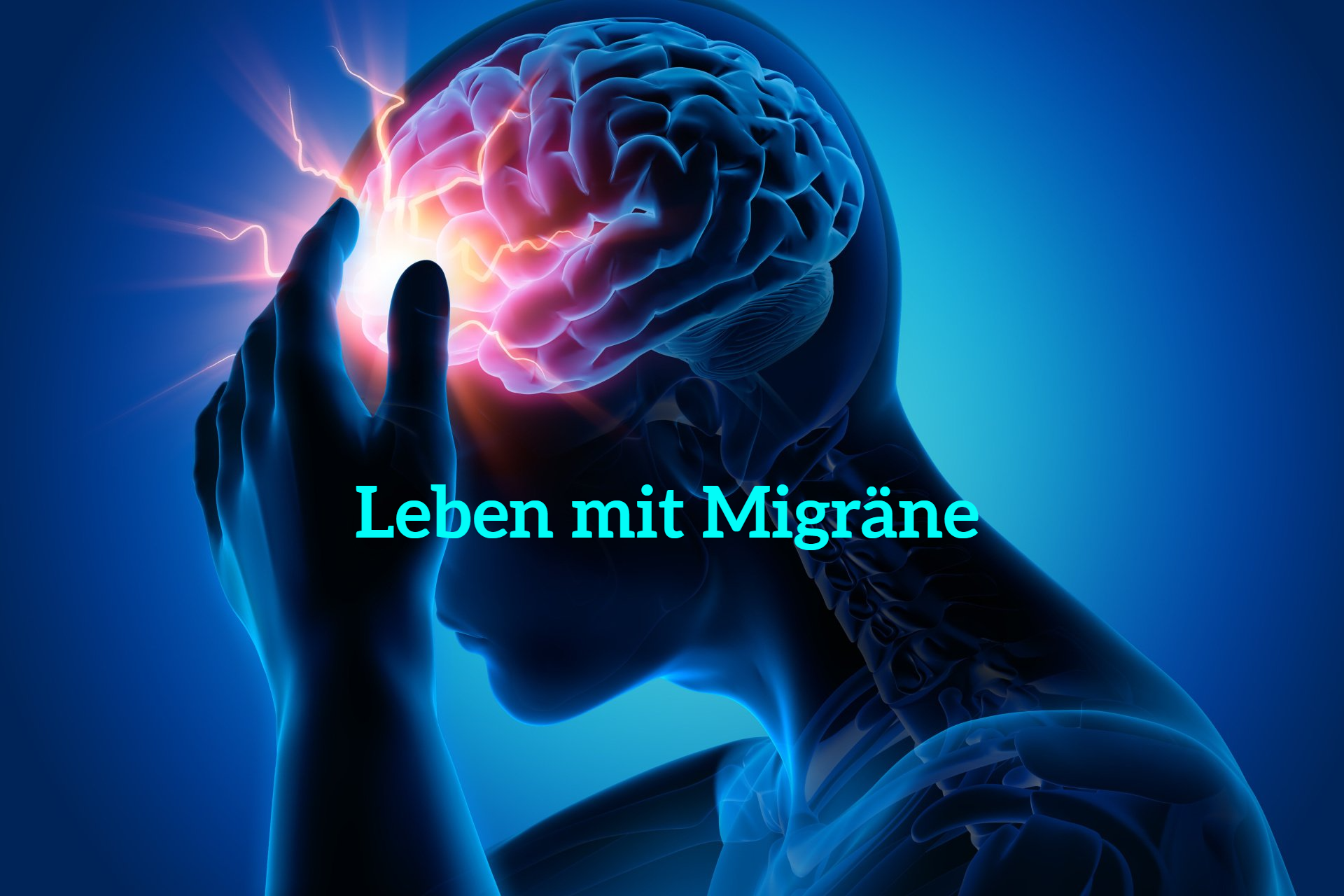 Gewitter im Kopf einer Migränepatientin