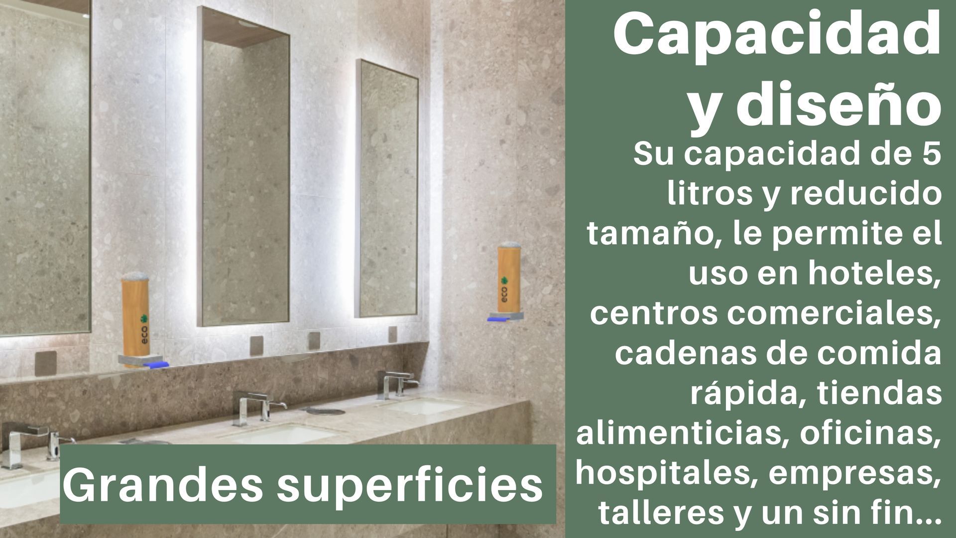 servicios públicos con ecodispensadsores