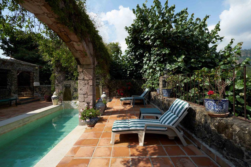 Villa pool view image