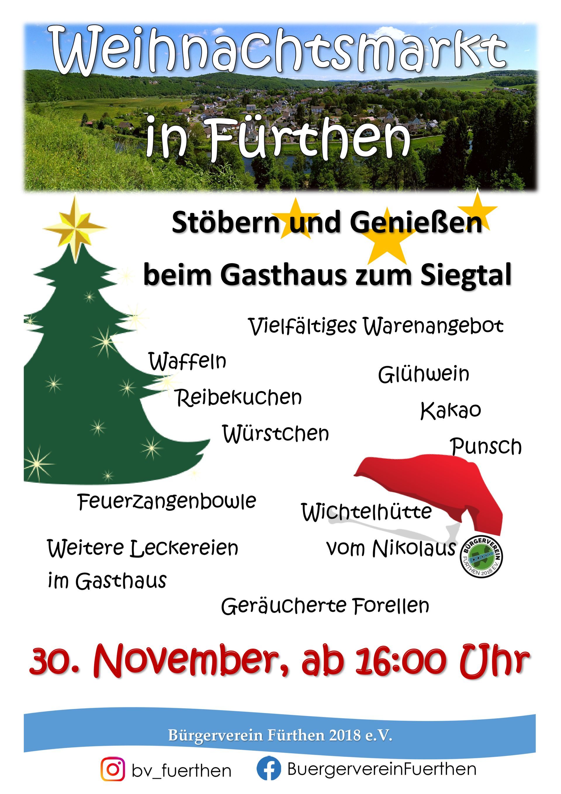 Weihnachtsmarkt Plakat