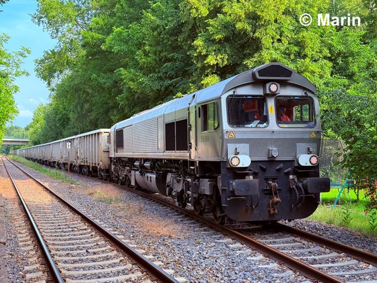 EGP Class 66 in Billstedt
