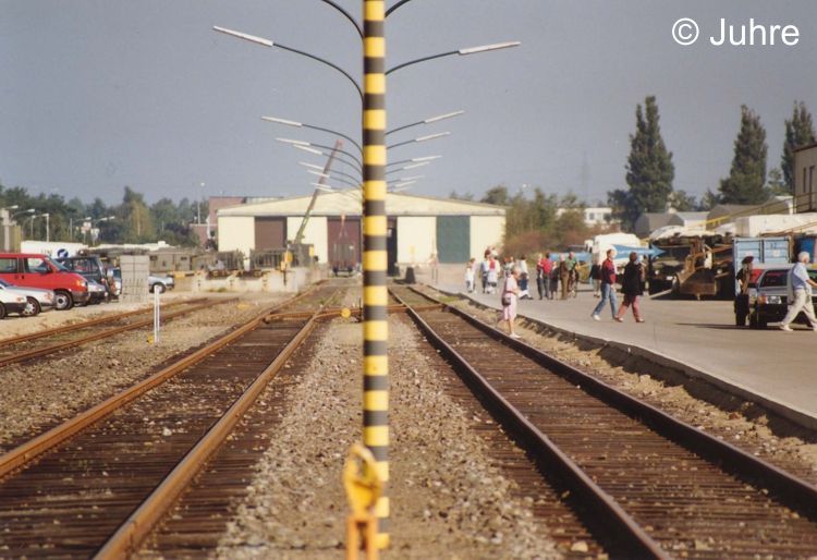 Gleisanlagen in östliche Richtung