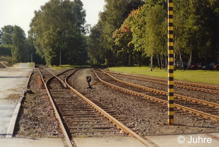 Gleisanlagen in westliche Richtung