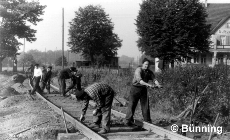 Gleisbauarbeiten am Bhf Glinde