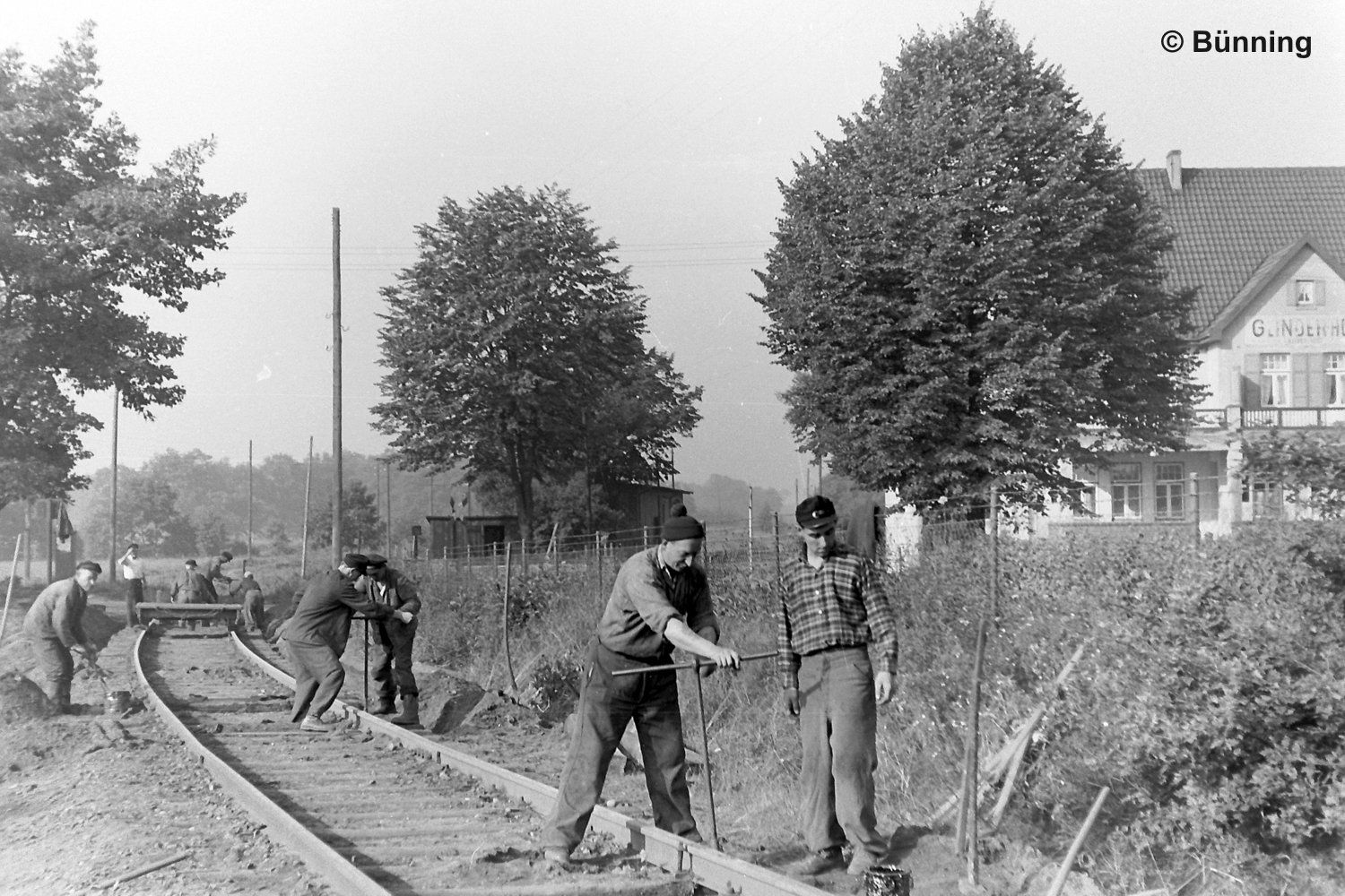 Gleisbauarbeiten am Bhf Glinde