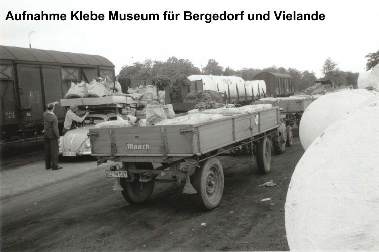 Güterverkehr im Bhf Glinde 1961
