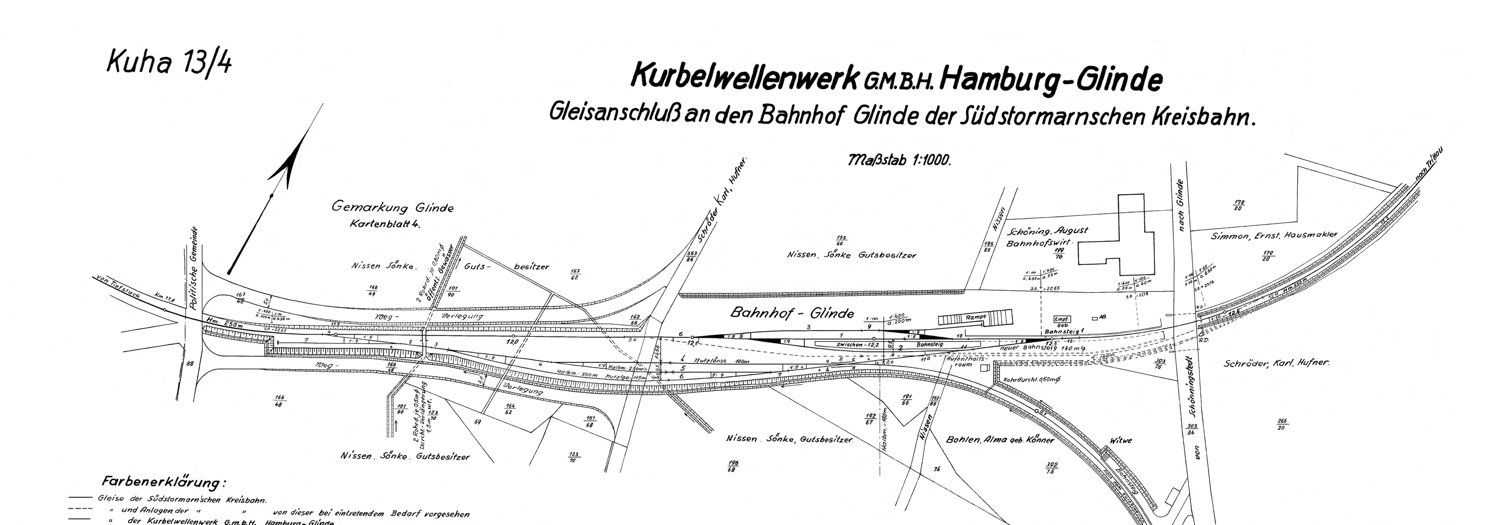 Gleisplan Bhf Glinde