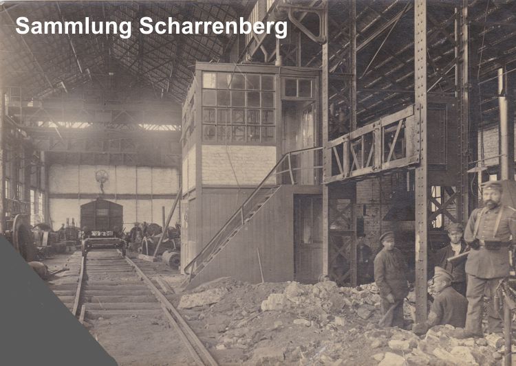 Gebäude M4a bei der Demontage