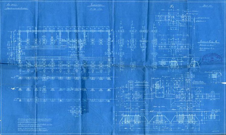 Fundamentplan Gebäude 4Ma