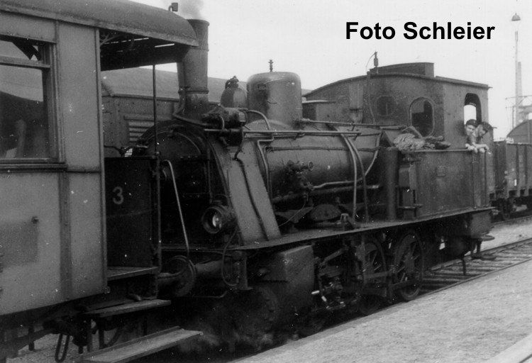 Lok Nr. 8 im Bhf Billbrook 1951