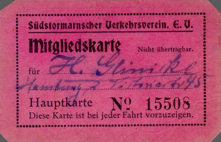Mitgliedskarte Verkehrsverein
