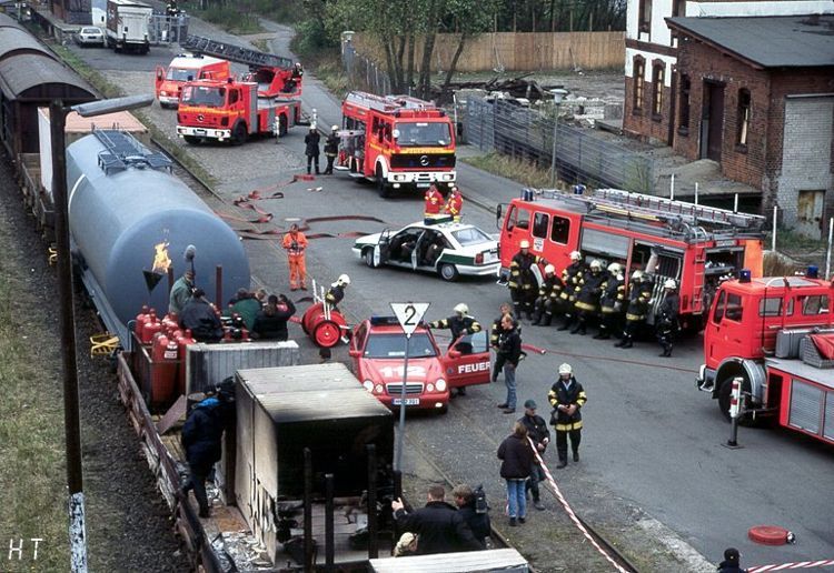 Filmaufnahmen zu 'Die Feuerengel' im Bhf Billstedt