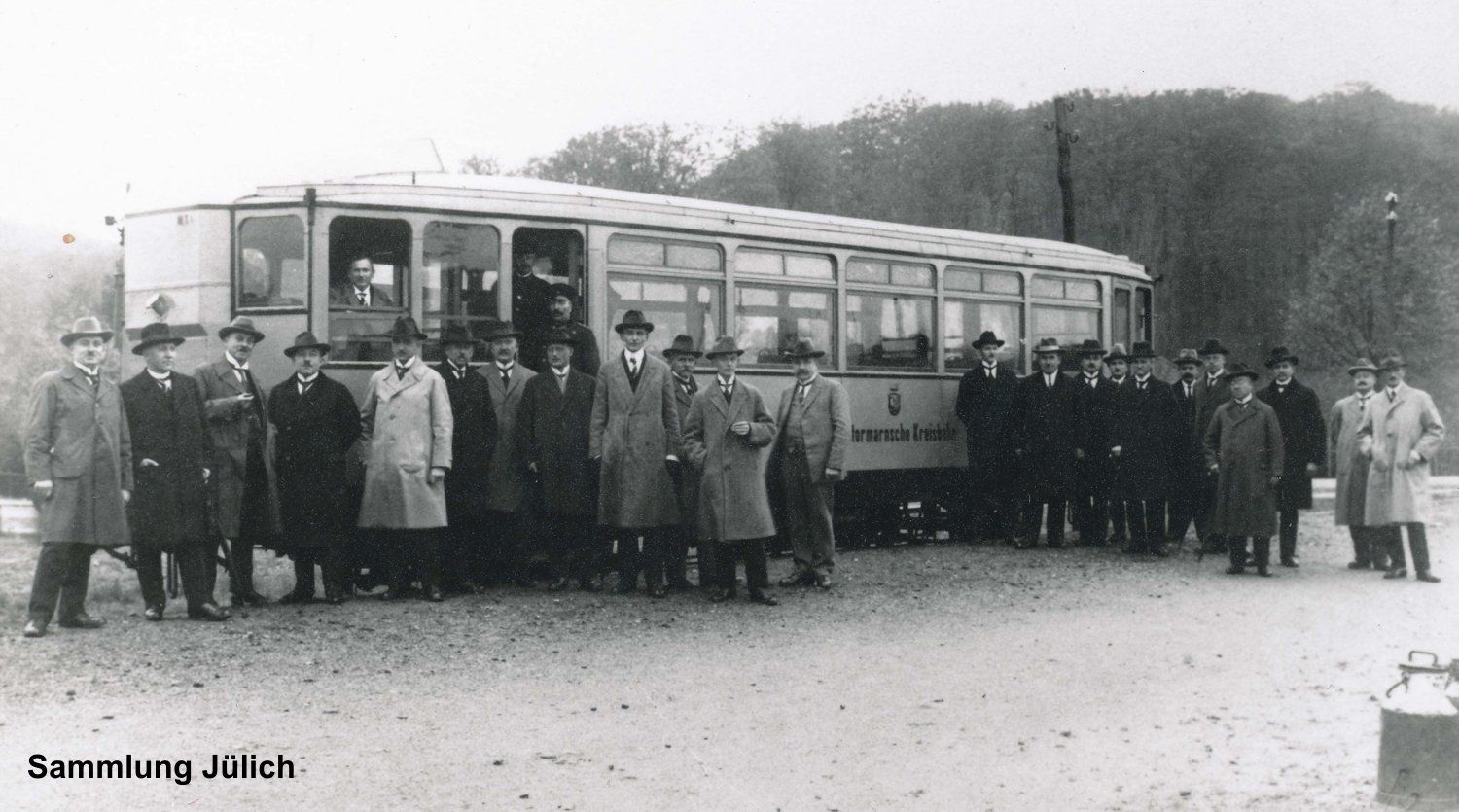 MT1 beim 25-jährigen Jubiläum der Kreisbahn am 7.12.1932 in Hoisdorf