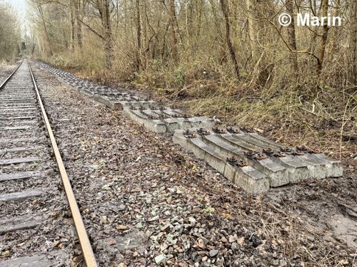 Betonschwellen zwischen Billstedt und Ohlenburg