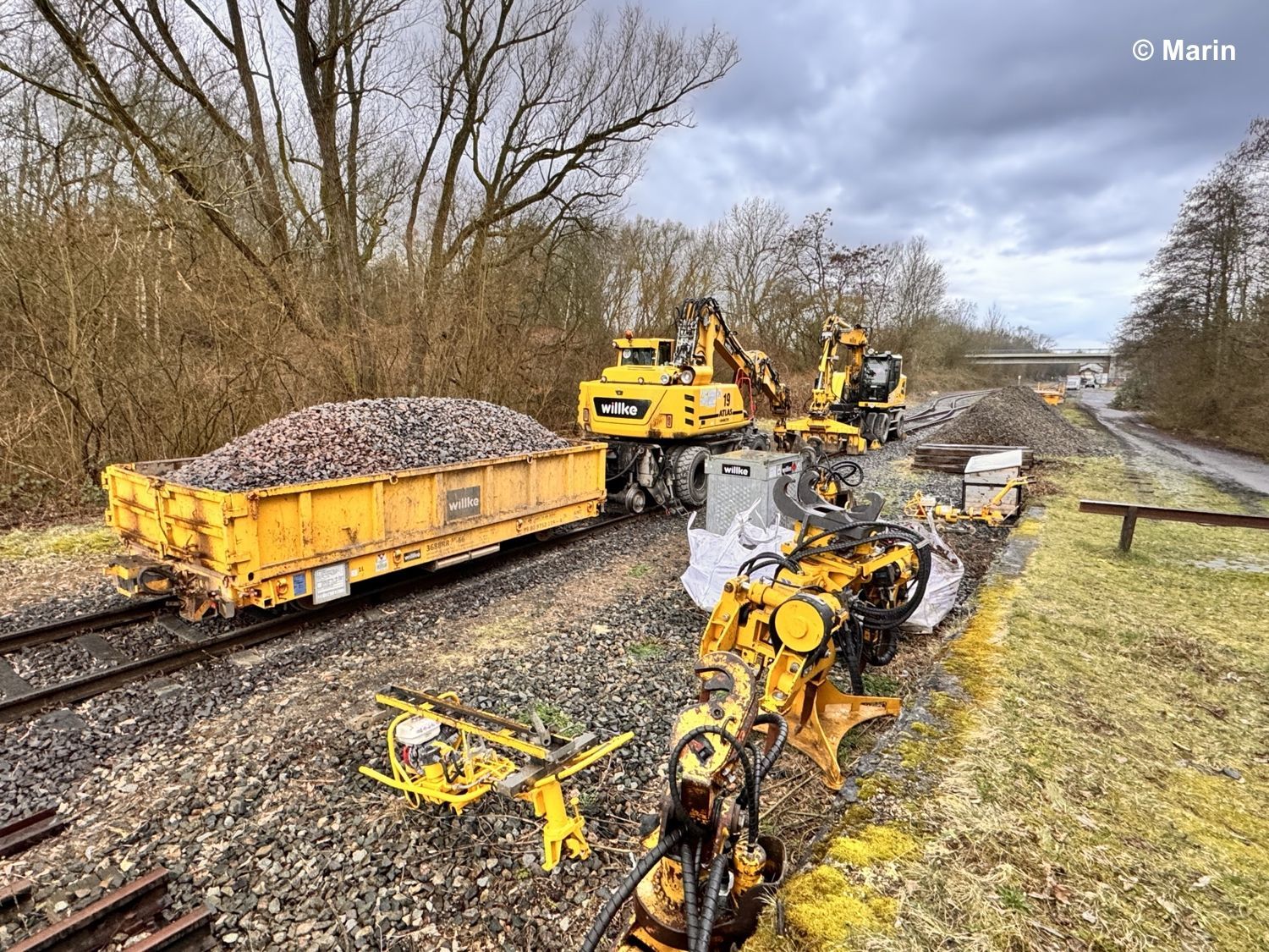 Schotterverteilung Bhf Billstedt