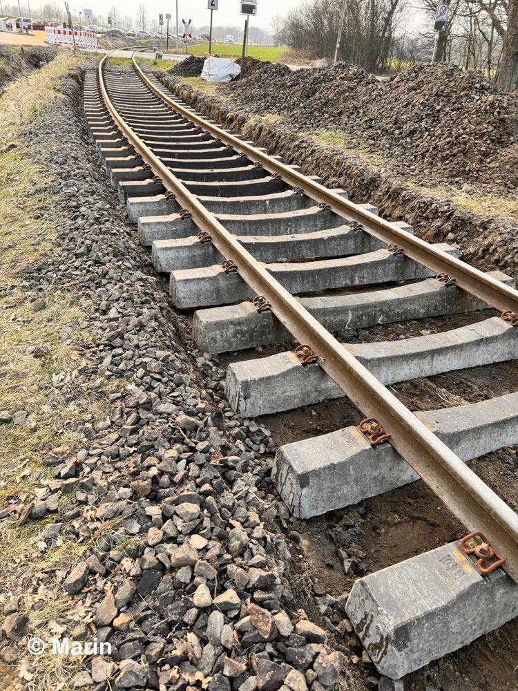 Neue Schienenprofile Bhf Glinde