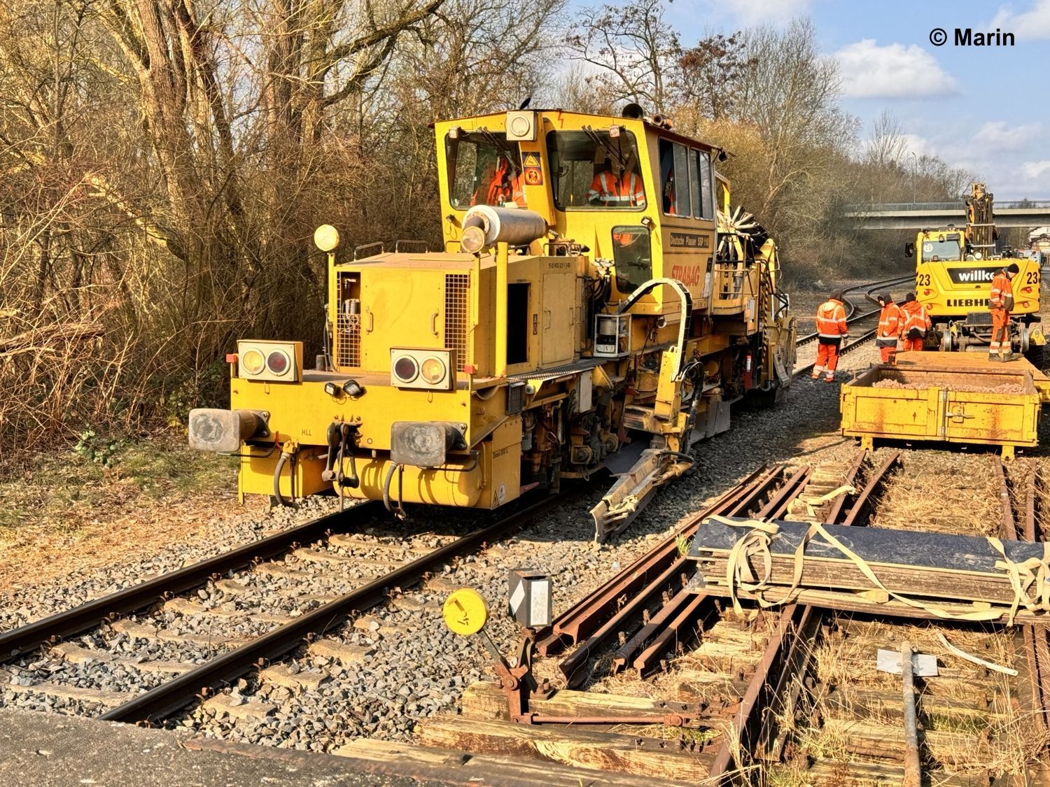 Schotterplaniermaschine SSP 110 SW 9425-022 Bhf Billstedt