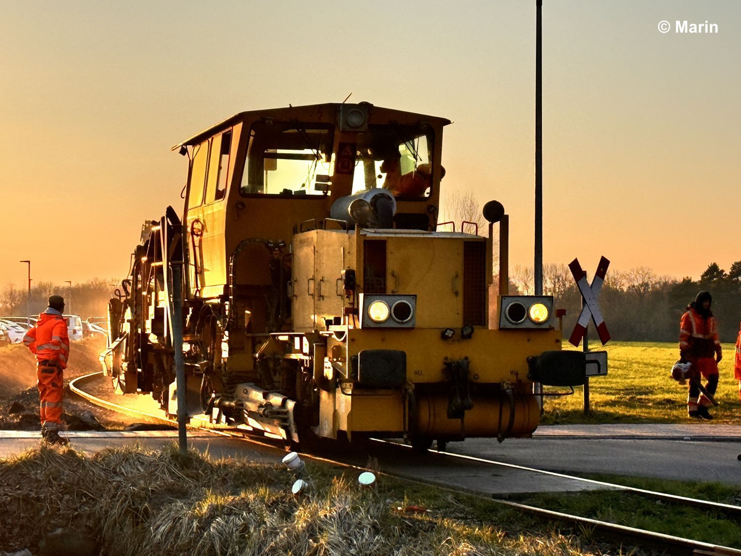 Schotterplaniermaschine SSP 110 SW 9425-022 Bhf Glinde