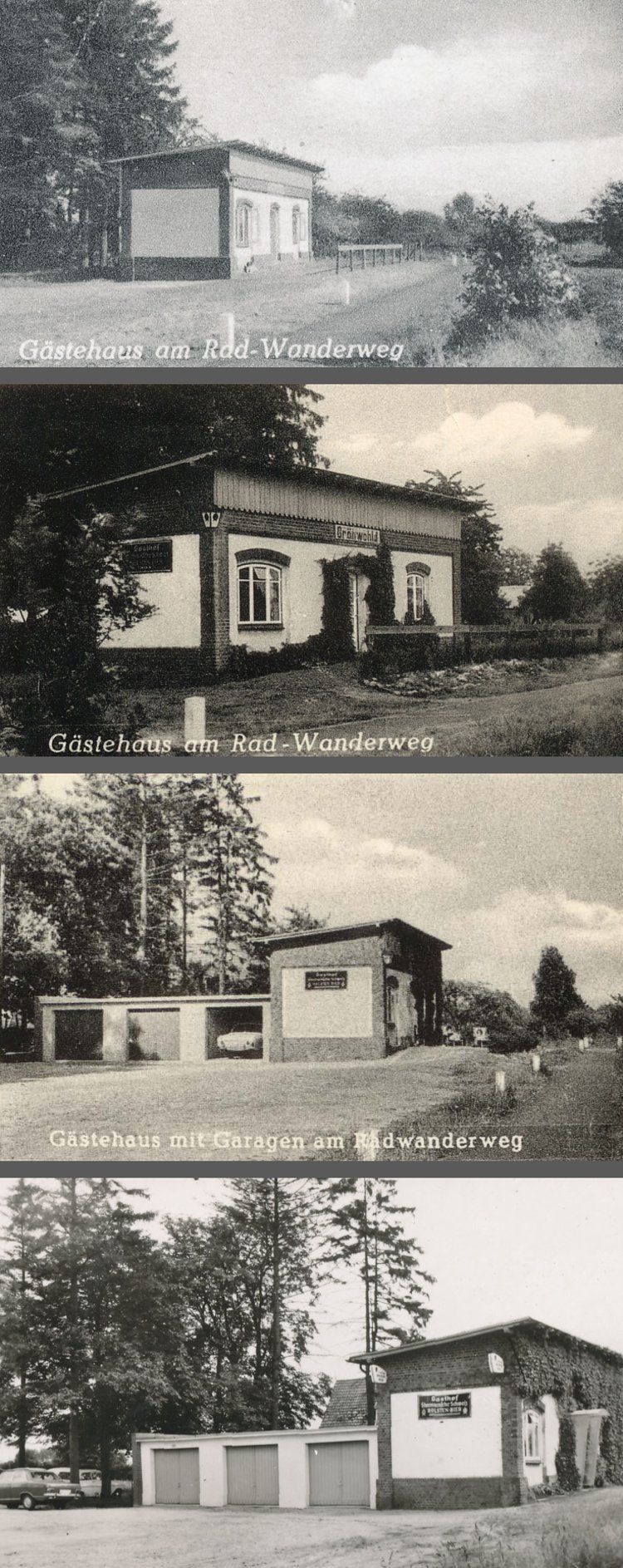 Bahnhofsgebäude Grönwohld als Gästehaus