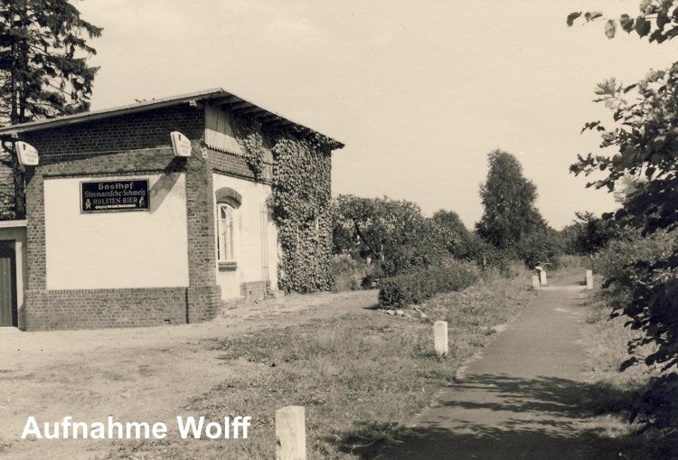 Bahnhofsgebäude Grönwohld als Gästehaus