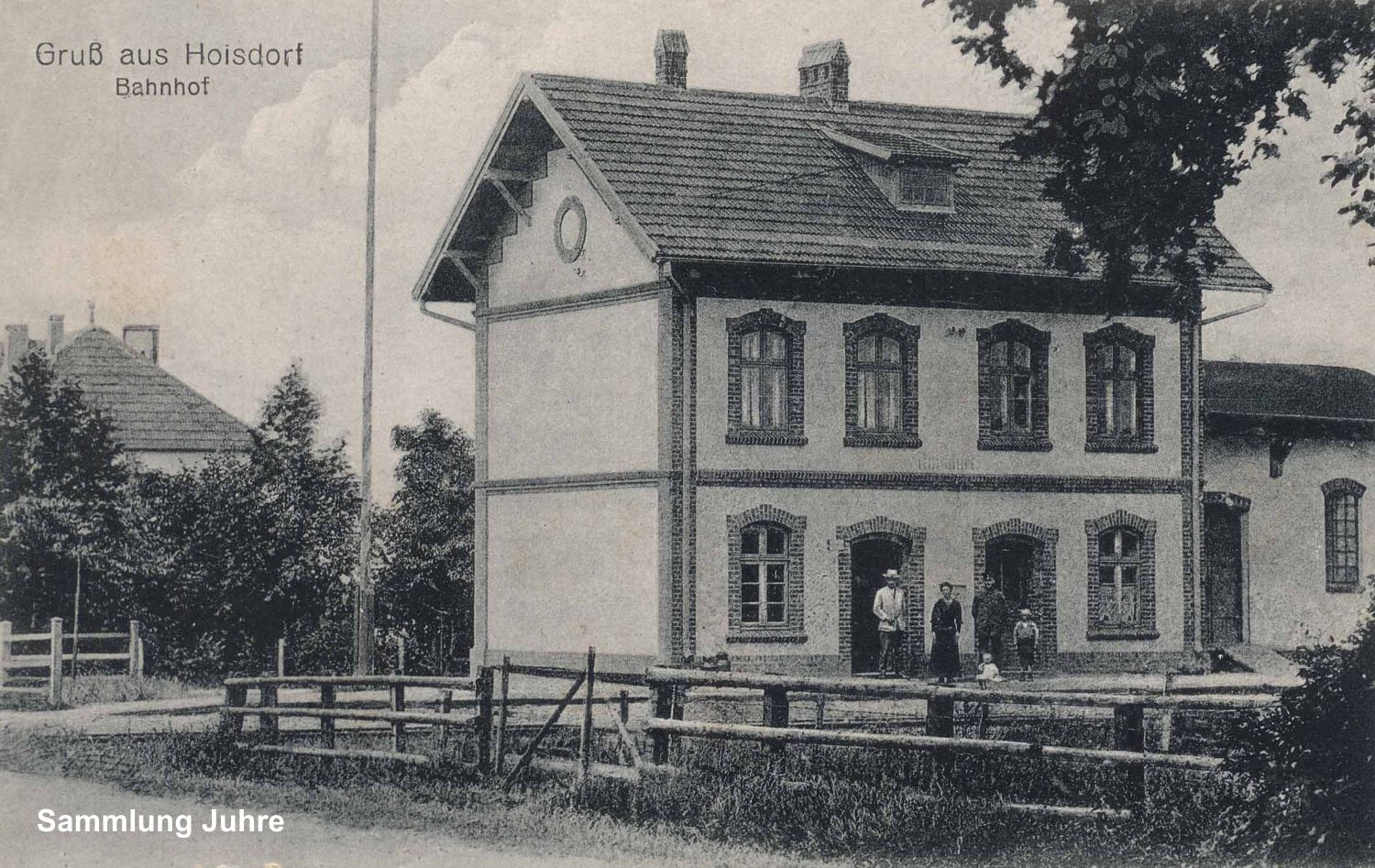 Postkarte Bahnhof Hoisdorf