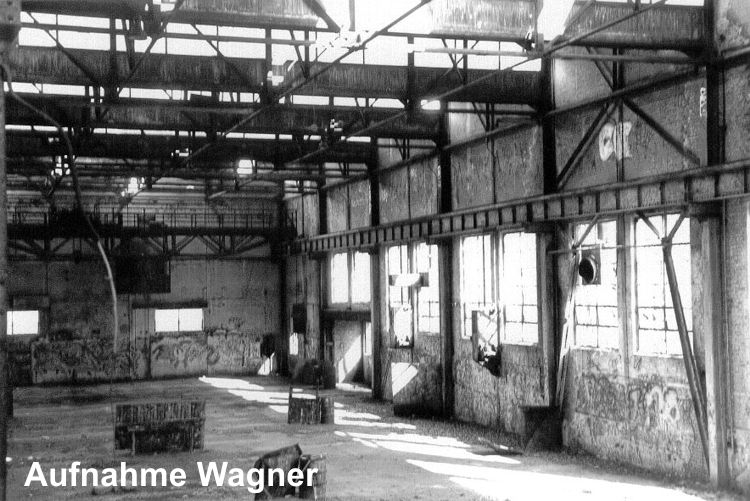 Innenansicht Gebäude 17 Presswerk 1998