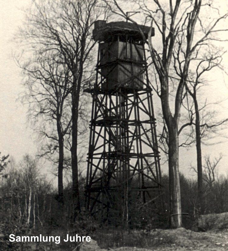 Beobachtungsturm nach 1945 erbaut
