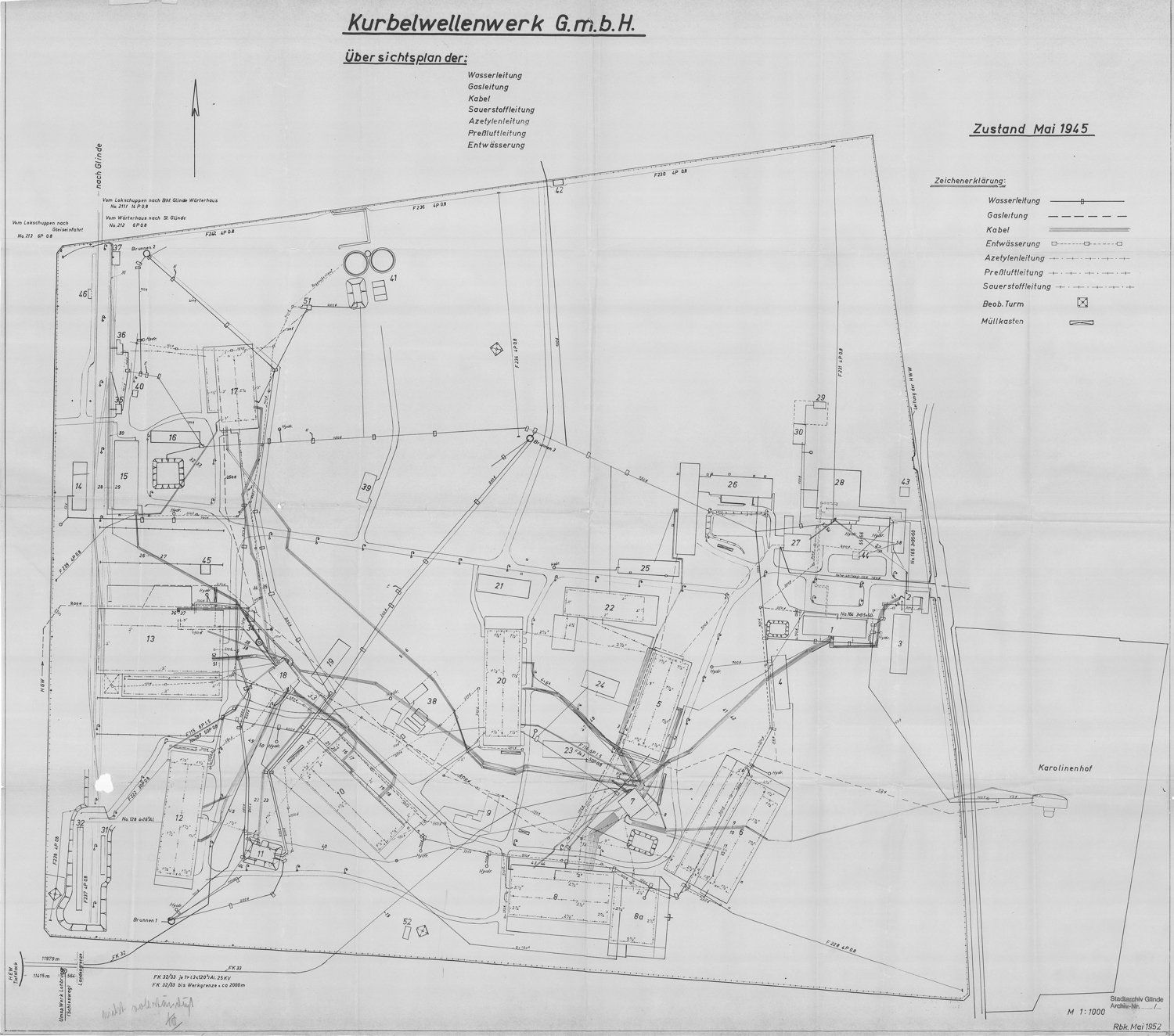 KuHa Gesamtplan 1945