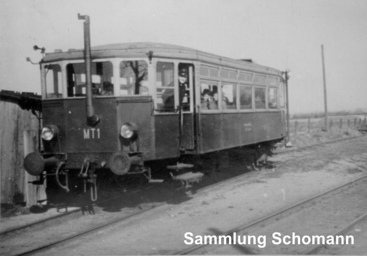 MT1 auf dem Ausweicgleis