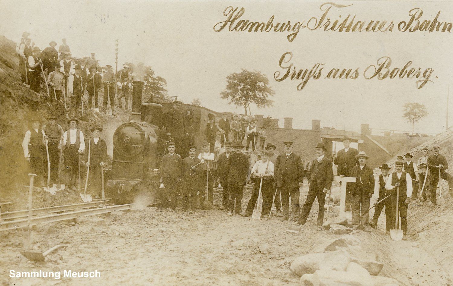 Postkarte Gruß aus Boberg