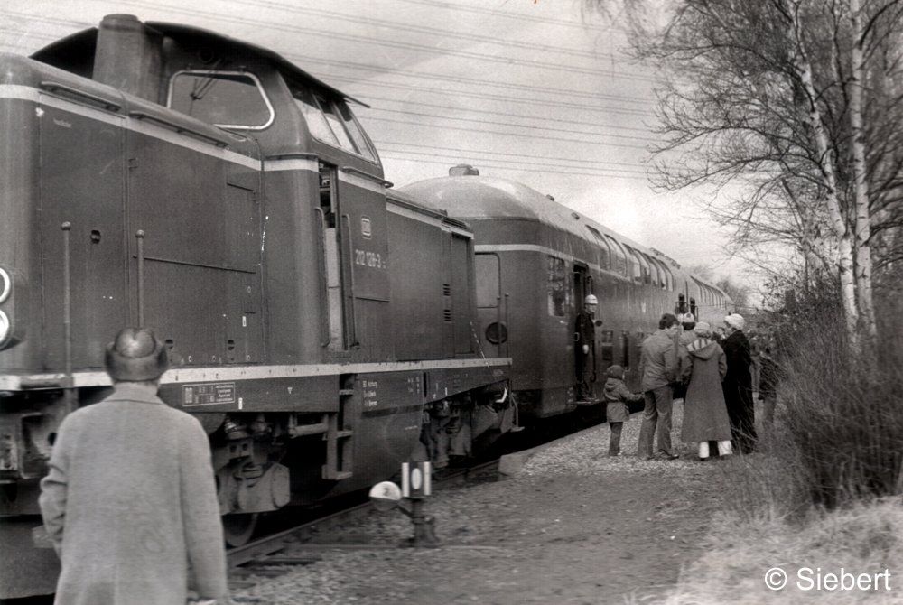 Halt im Bhf Boberg - Havighorst