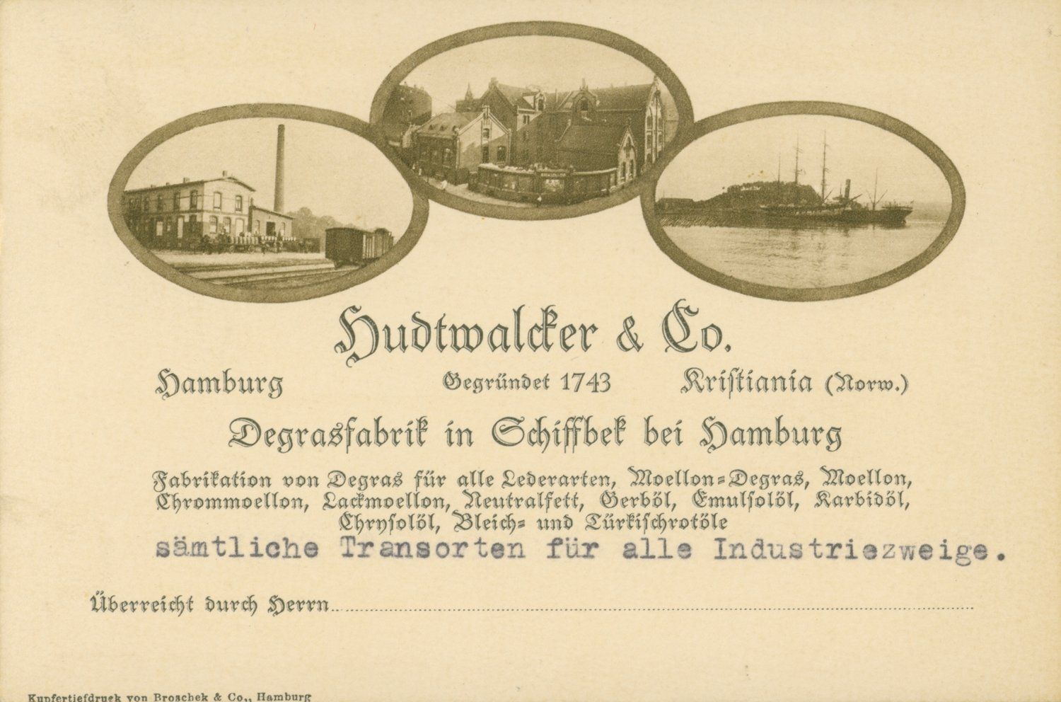 Billstedt Tranfabrik Hudtwalcker