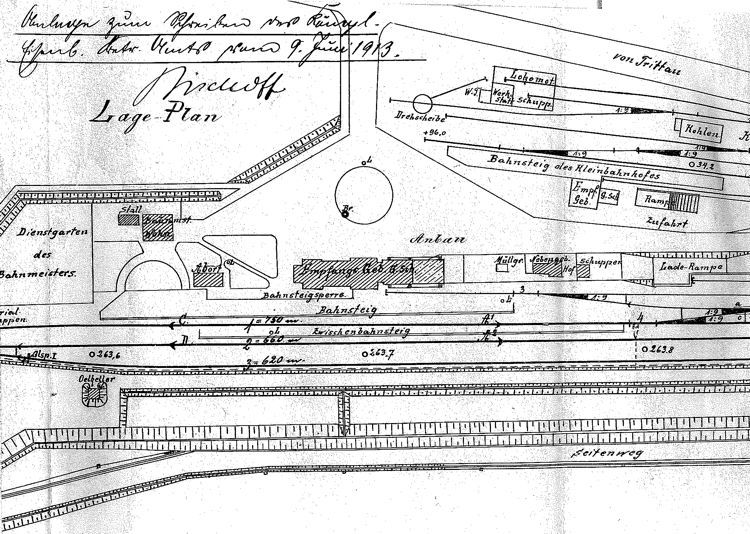 Bhf Trittau mit Drehscheibe
