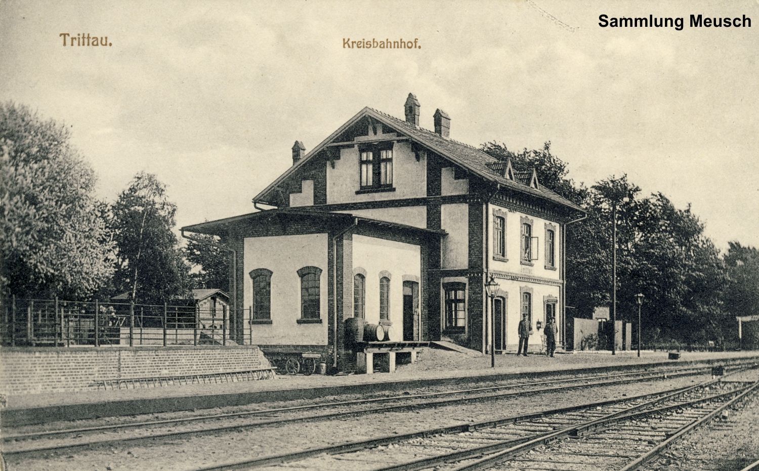 Postkarte Bahnhof Trittau