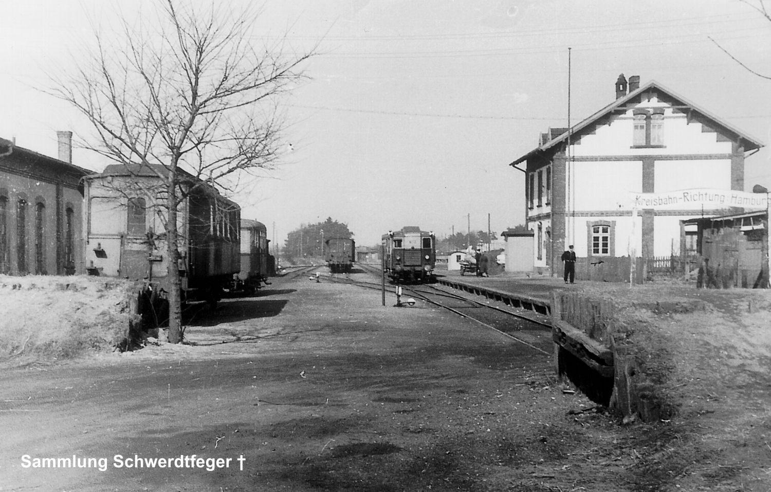 Bhf Trittau im Jahr 1952